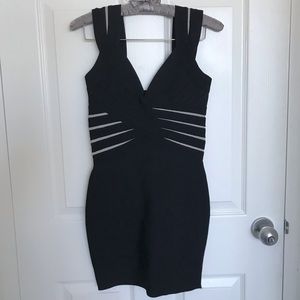 HERVE LEGER “little black” dress